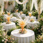 Flowerva Amber Veil Table Flower Wedding Decoration 3.0 Upgraded Version