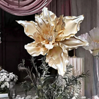 Flowerva Opulent Satin Veil Premium Decor