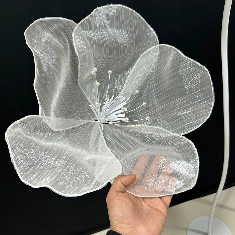 Flowerva Sheer Pearlescent Rhythm Premium Decor