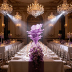 Flowerva Amethyst Wedding and Home Art Decoration