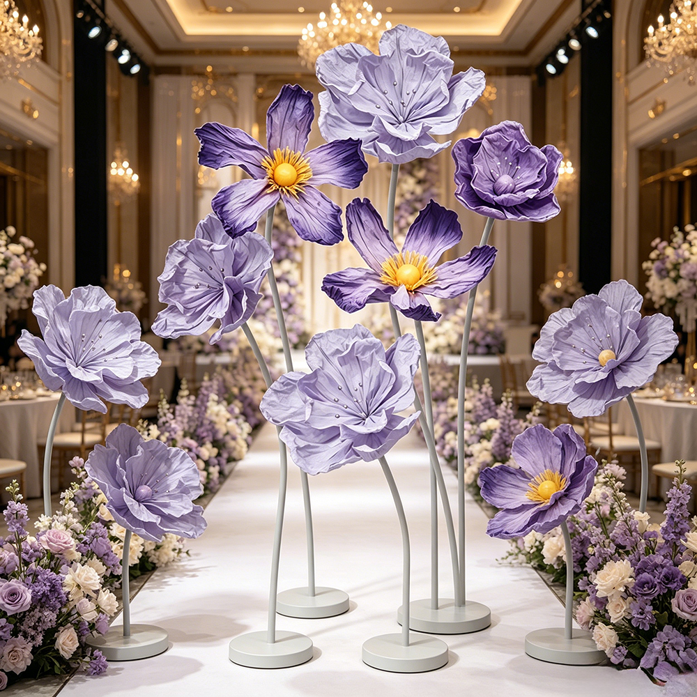 Flowerva Sculptural Petal Grove Premium Decor
