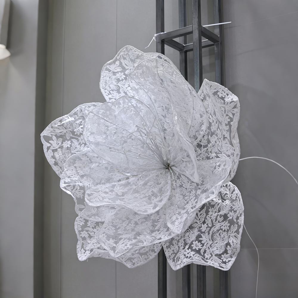 Flowerva Lace Silhouette Floral Art Installation
