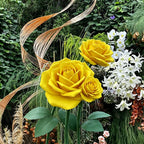 Flowerva Romantic Lush Garden Rose Premium Flower