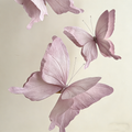 Flowerva Papillon Pink Flutter Art Accent