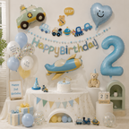 Flowerva 2nd Birthday Party Balloon Decoration Set