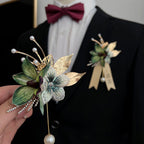Green Orchid Magnetic Boutonnière