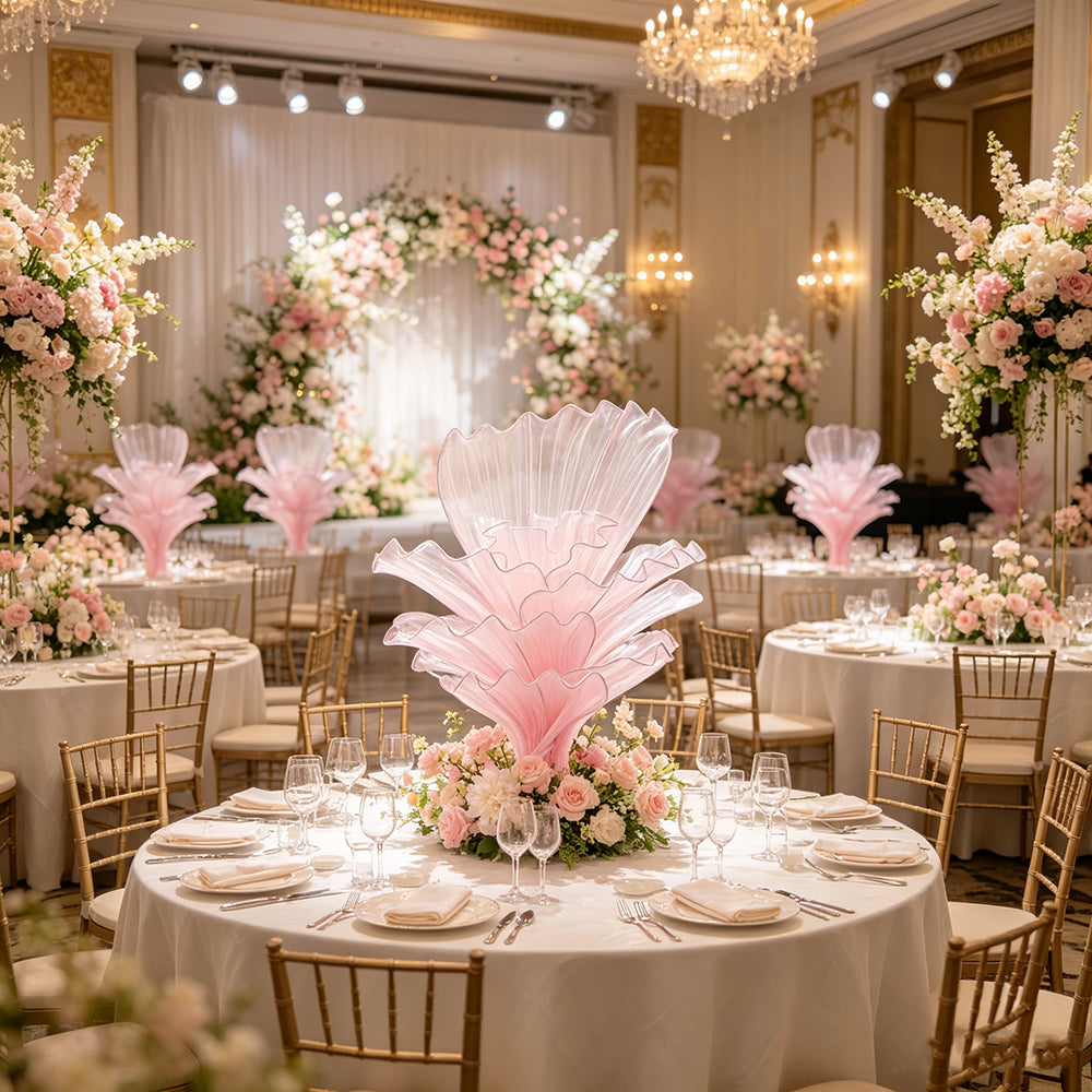 Flowerva Airy Light Pink Veil Eternal Table Flower