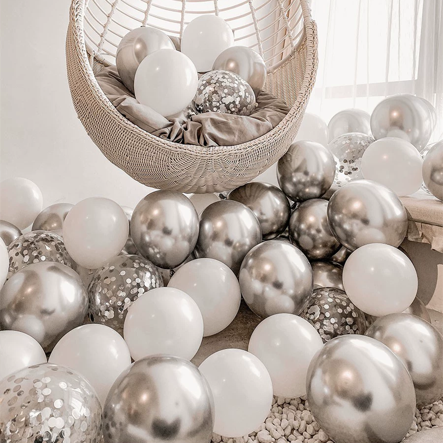 Flowerva High-End Thick Balloons for Birthday Party Scene Decoration