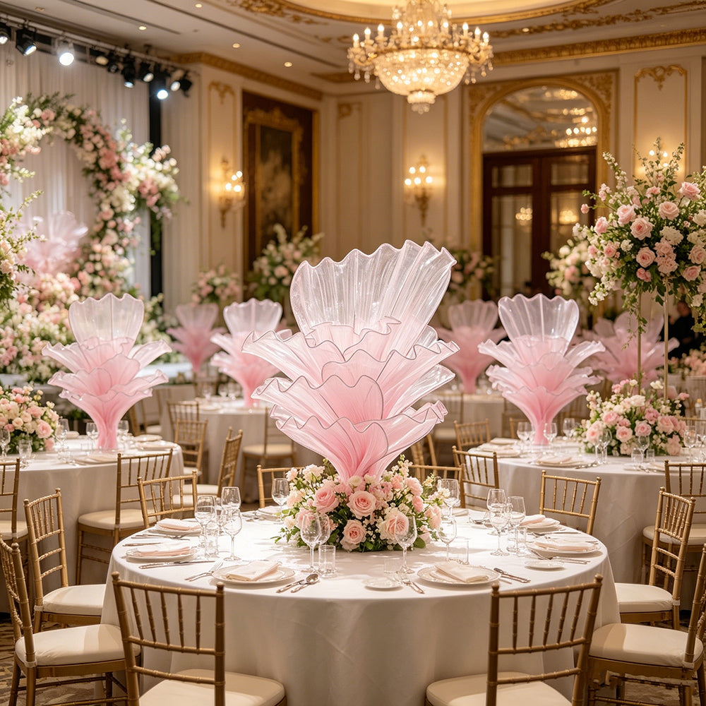 Flowerva Airy Light Pink Veil Eternal Table Flower