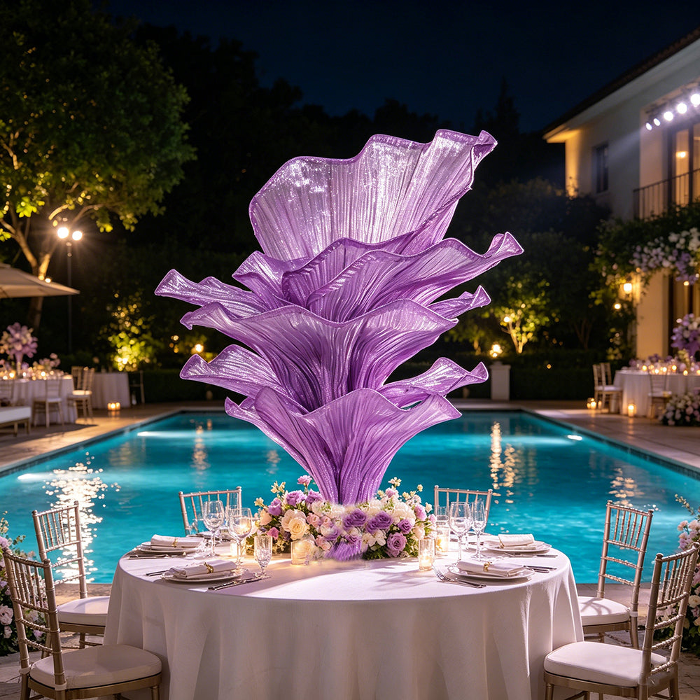 Flowerva Amethyst Wedding and Home Art Decoration