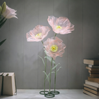 Flowerva Sheer Petal Sculpture Premium Decor