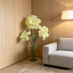 Flowerva Sheer Standing Petal Sculpture Premium Decor
