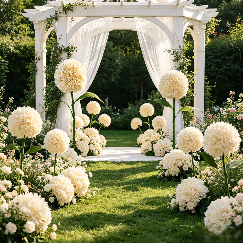 Flowerva Standing Petal Sculpture Collection Premium Decor