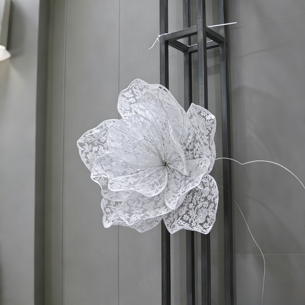 Flowerva Lace Silhouette Floral Art Installation
