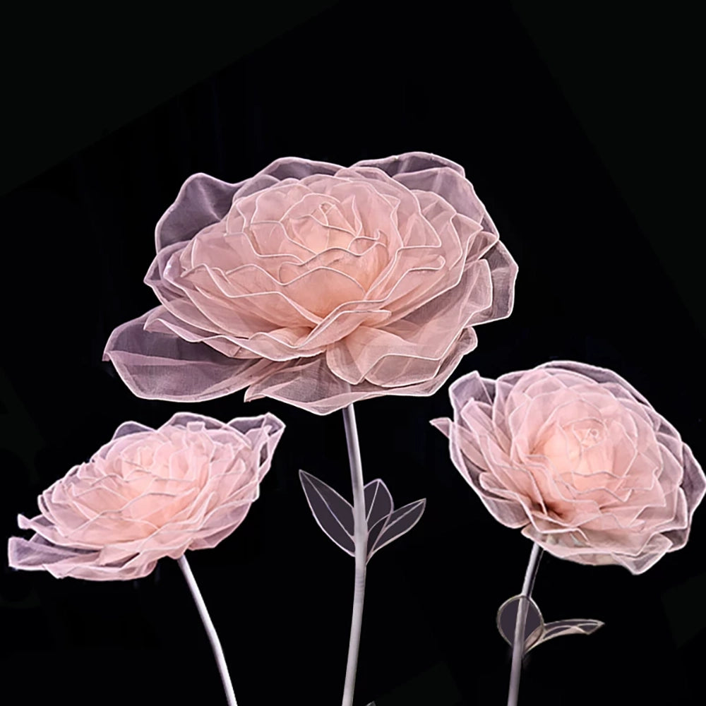 Flowerva Translucent Mist Contour Premium Decor