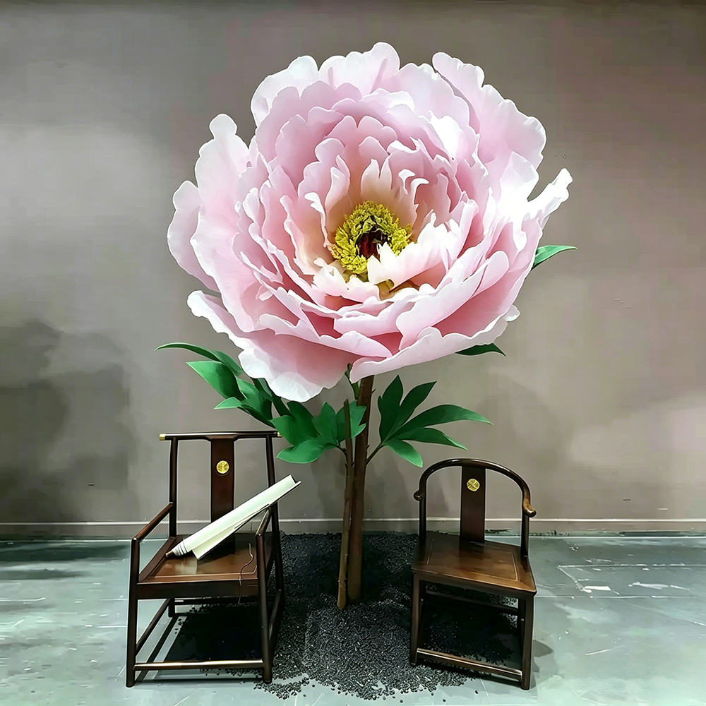 Flowerva Peony Opulence Chroma Sculptural Premium Decor