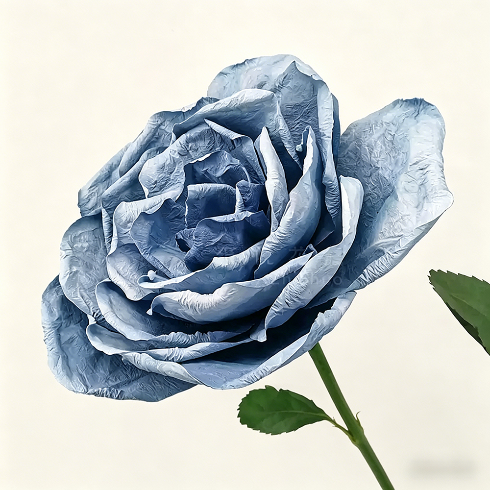 Flowerva Rose Cerulean Drift Premium Decor