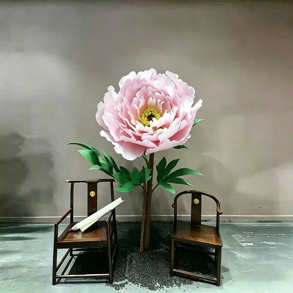 Flowerva Peony Opulence Chroma Sculptural Premium Decor