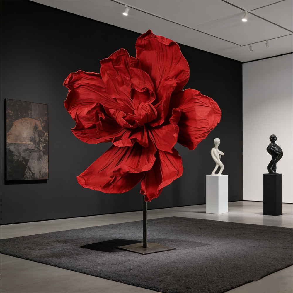 Flowerva Opulent Layer Classic Art Installation