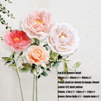 Flowerva Orchid Peony Luminaire Premium Flower