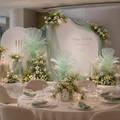 Flowerva Airy Green Veil Eternal Table Flower