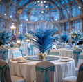 Flowerva Airy Blue Veil Eternal Table Flower