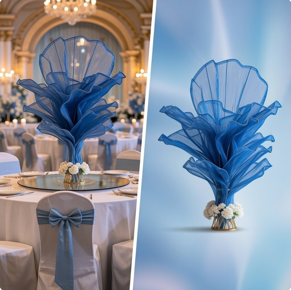 Flowerva Airy Blue Veil Eternal Table Flower