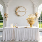 Flowerva Airy Champagne Gold Veil Eternal Table Flower