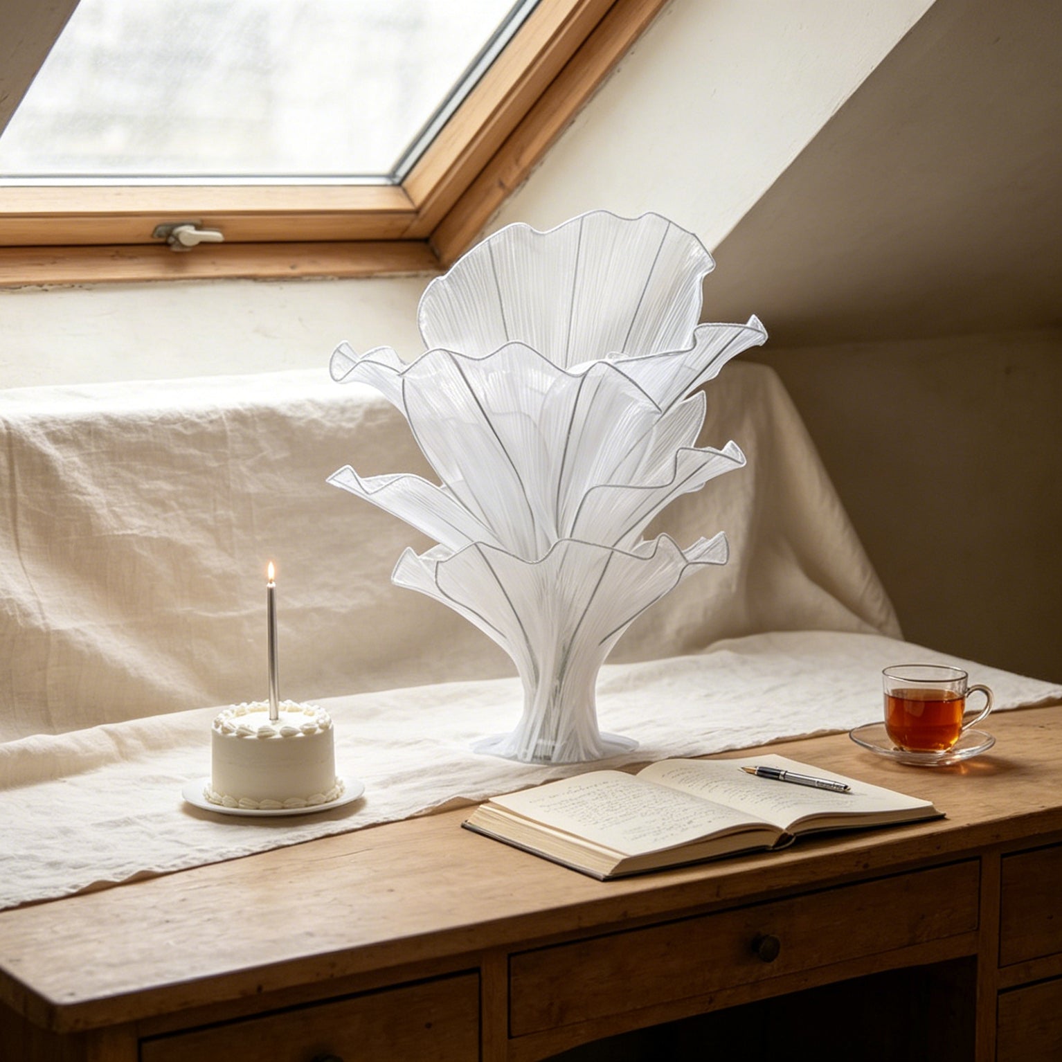 Flowerva Airy Veil Eternal Table Flower