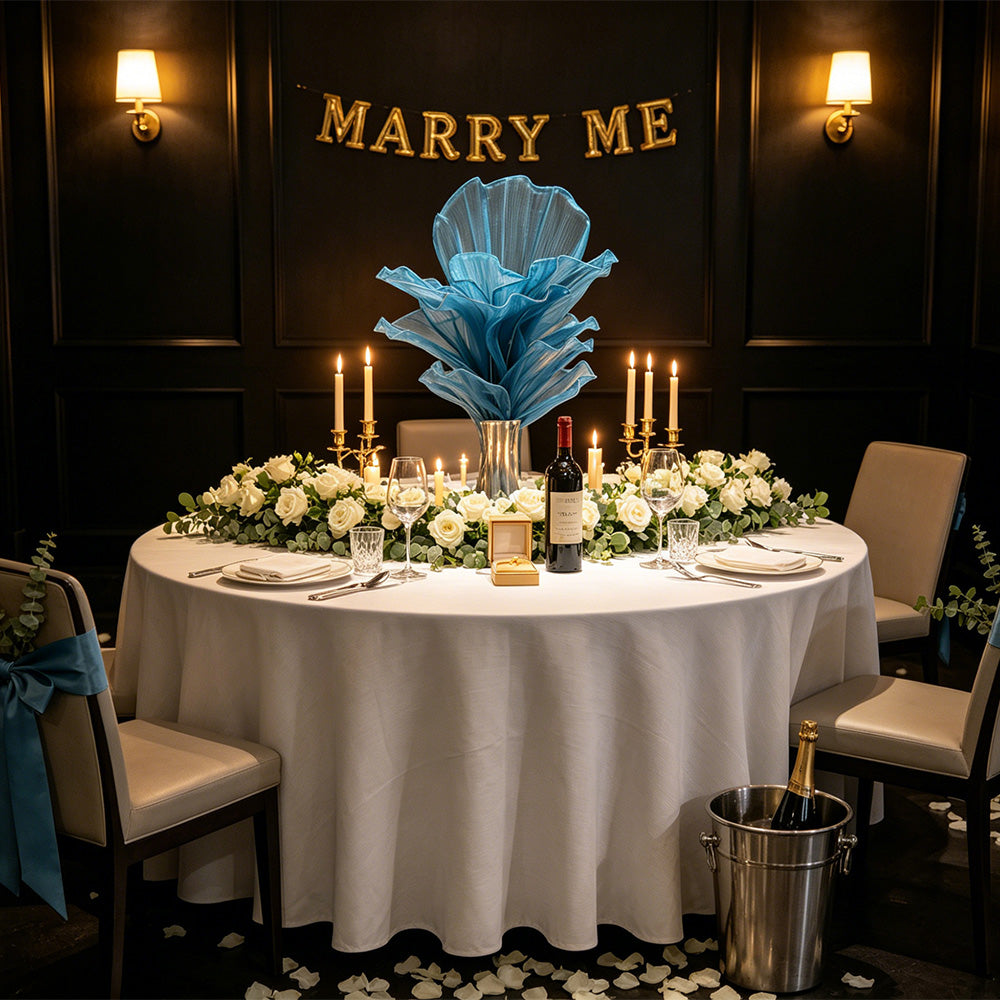 Flowerva Airy Blue Veil Eternal Table Flower