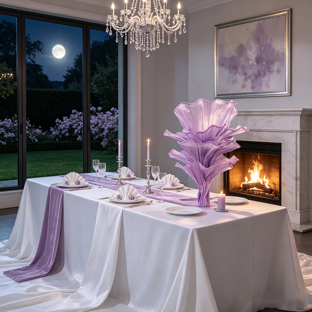Flowerva Amethyst Wedding and Home Art Decoration