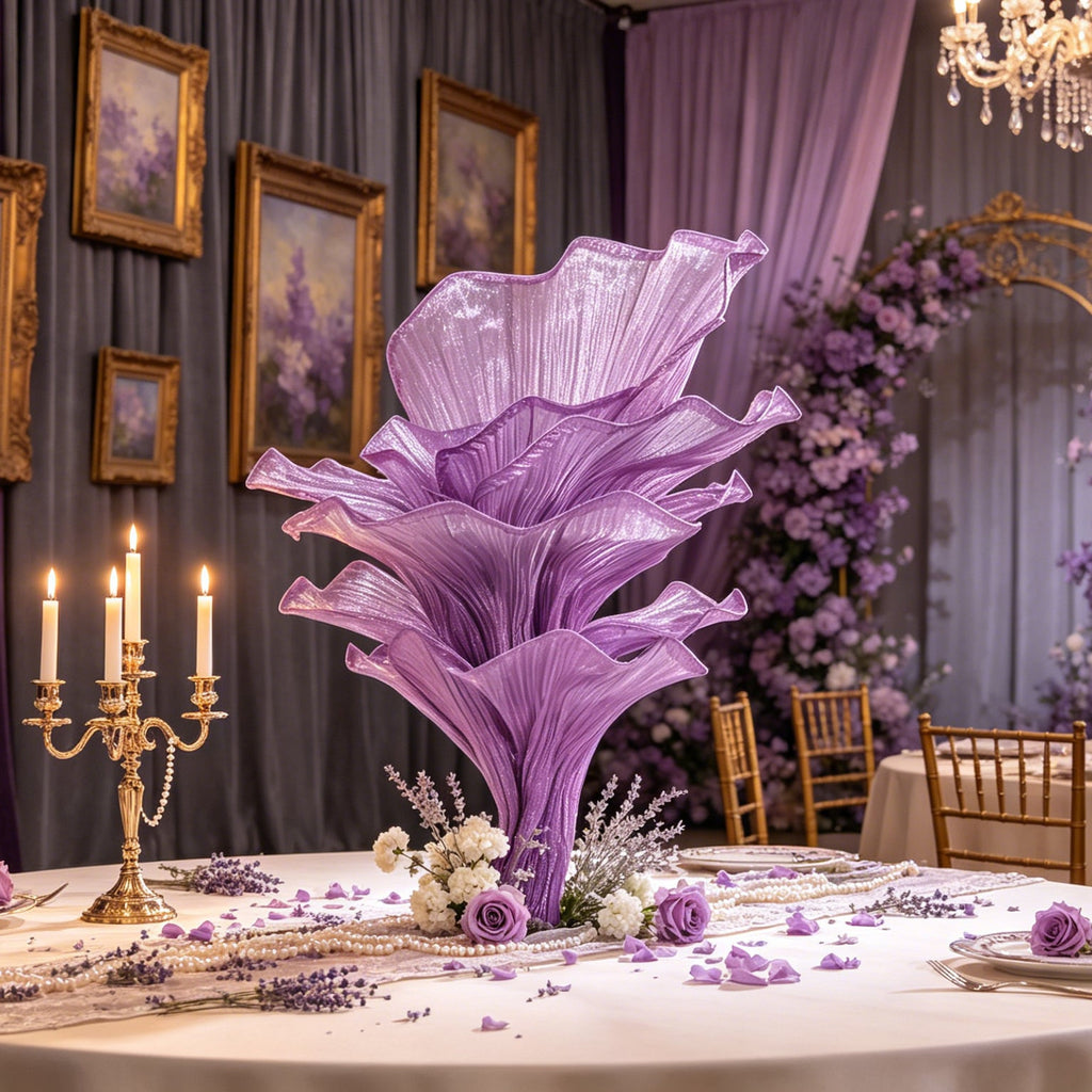 Flowerva Amethyst Wedding and Home Art Decoration