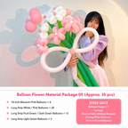 Flowerva Atmospheric Balloon Bouquet Decor