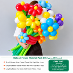 Flowerva Atmospheric Balloon Bouquet Decor