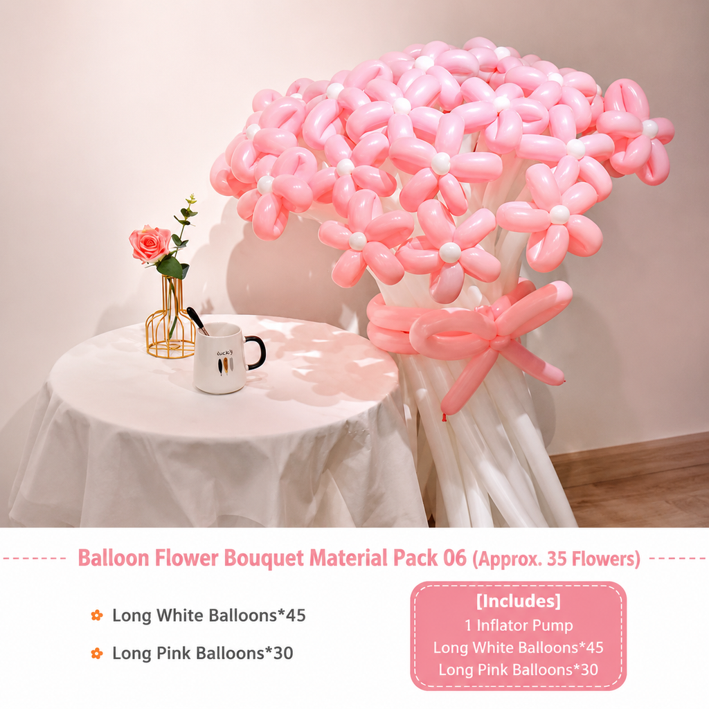 Flowerva Atmospheric Balloon Bouquet Decor