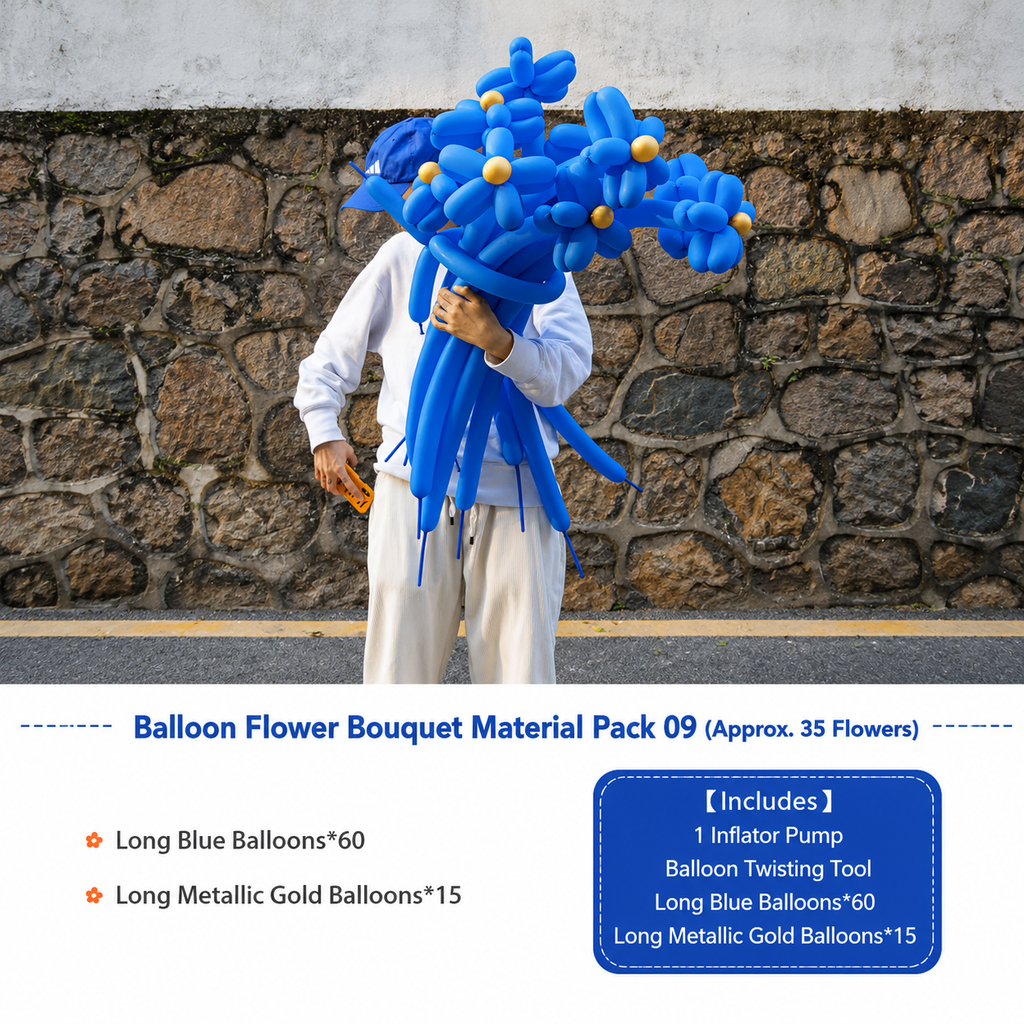 Flowerva Atmospheric Balloon Bouquet Decor