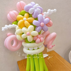 Flowerva Atmospheric Balloon Bouquet Decor