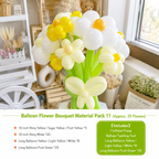 Flowerva Atmospheric Balloon Bouquet Decor