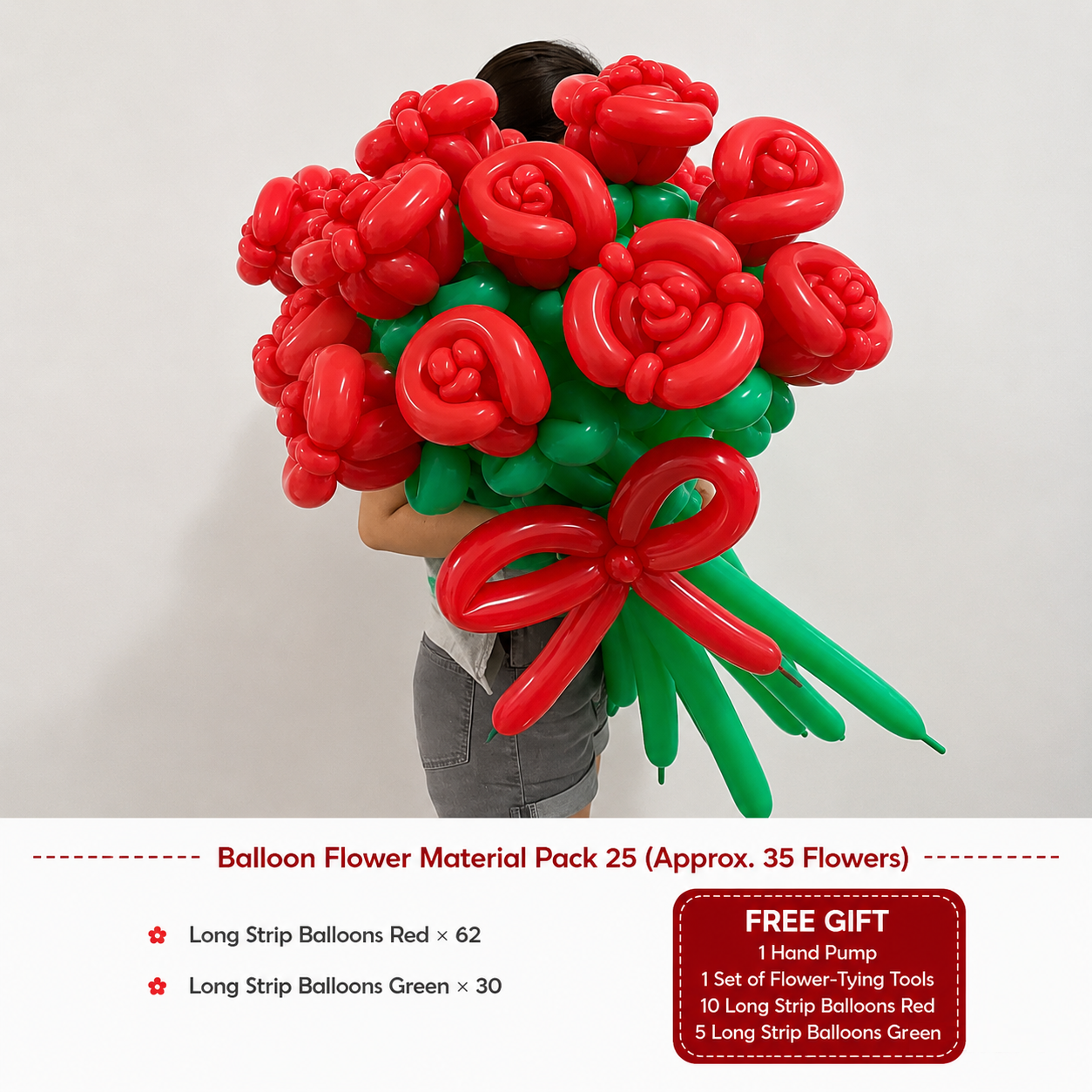 Flowerva Atmospheric Balloon Bouquet Decor