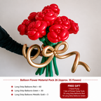 Flowerva Atmospheric Balloon Bouquet Decor