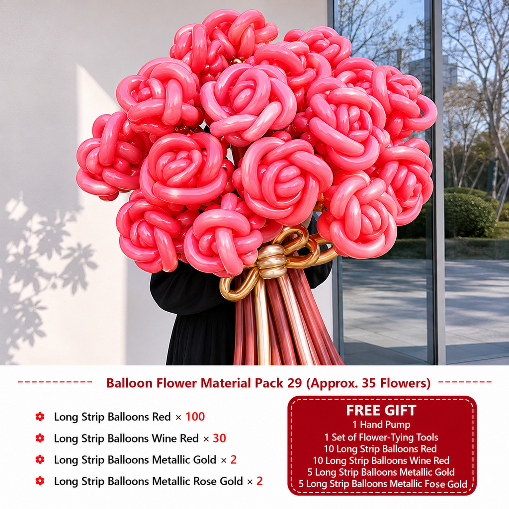 Flowerva Atmospheric Balloon Bouquet Decor