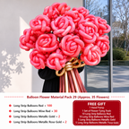 Flowerva Atmospheric Balloon Bouquet Decor
