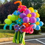 Flowerva Atmospheric Balloon Bouquet Decor