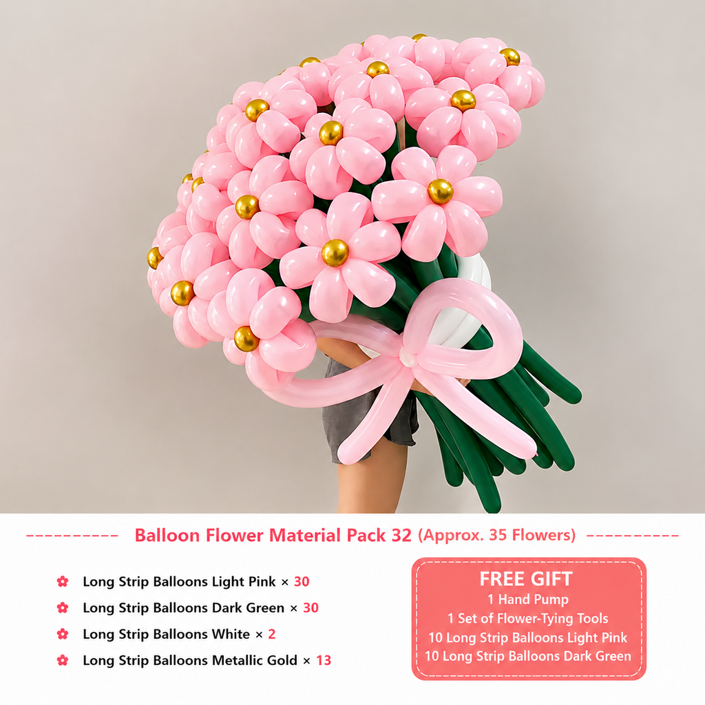 Flowerva Atmospheric Balloon Bouquet Decor