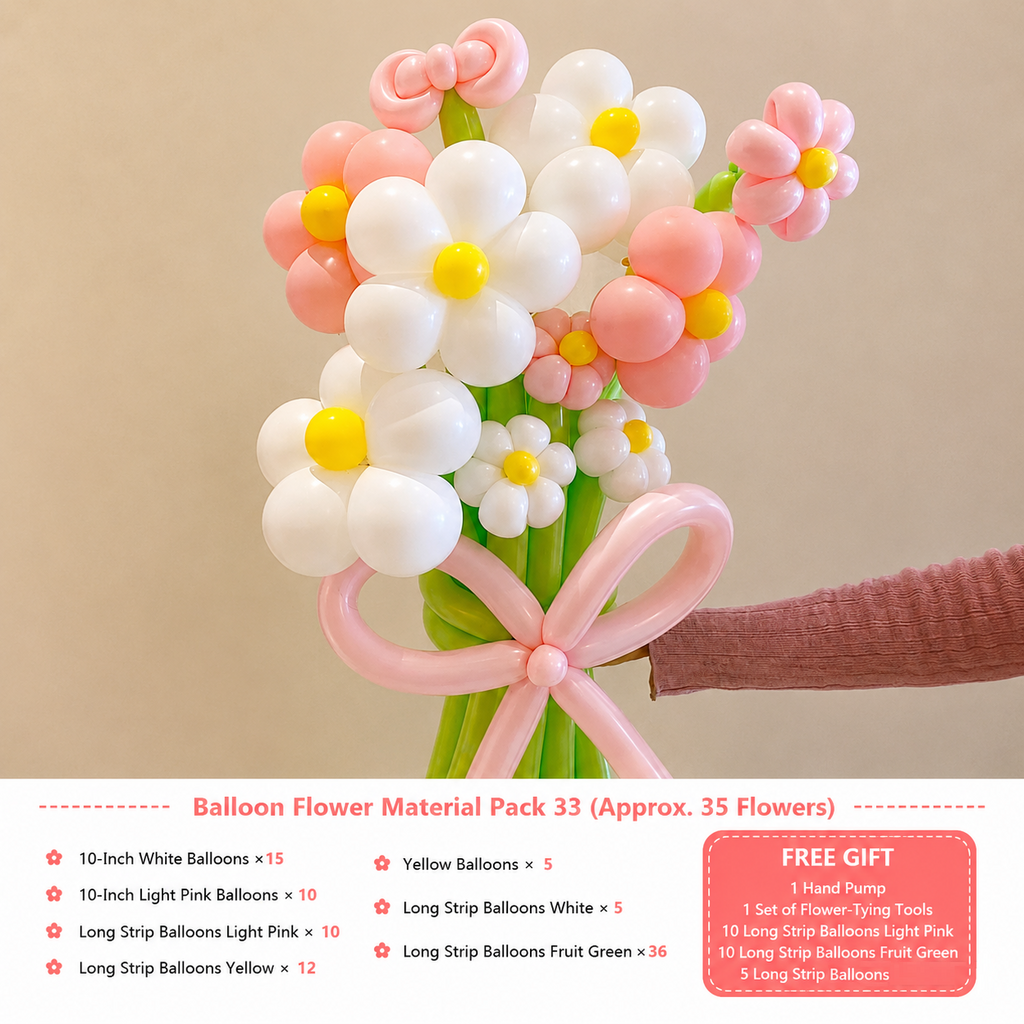 Flowerva Atmospheric Balloon Bouquet Decor