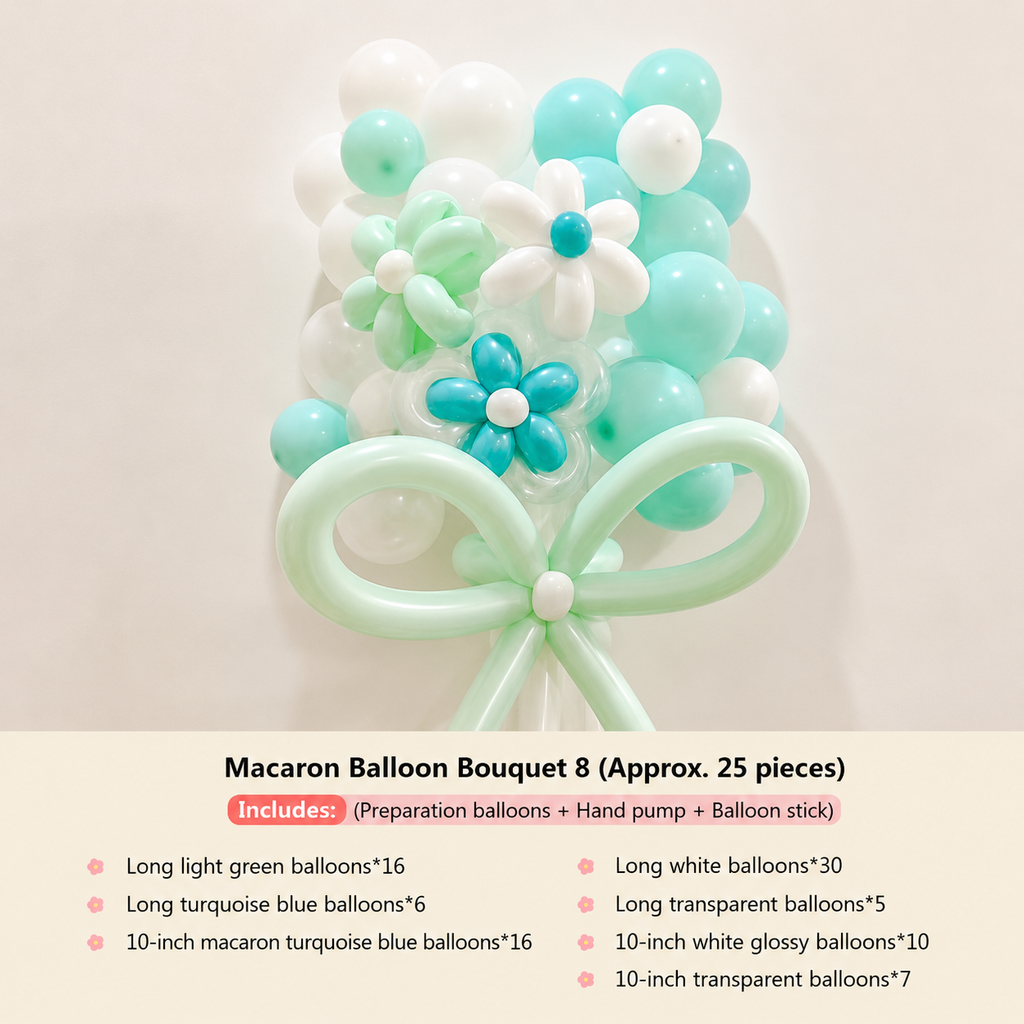 Flowerva Atmospheric Balloon Bouquet Decor