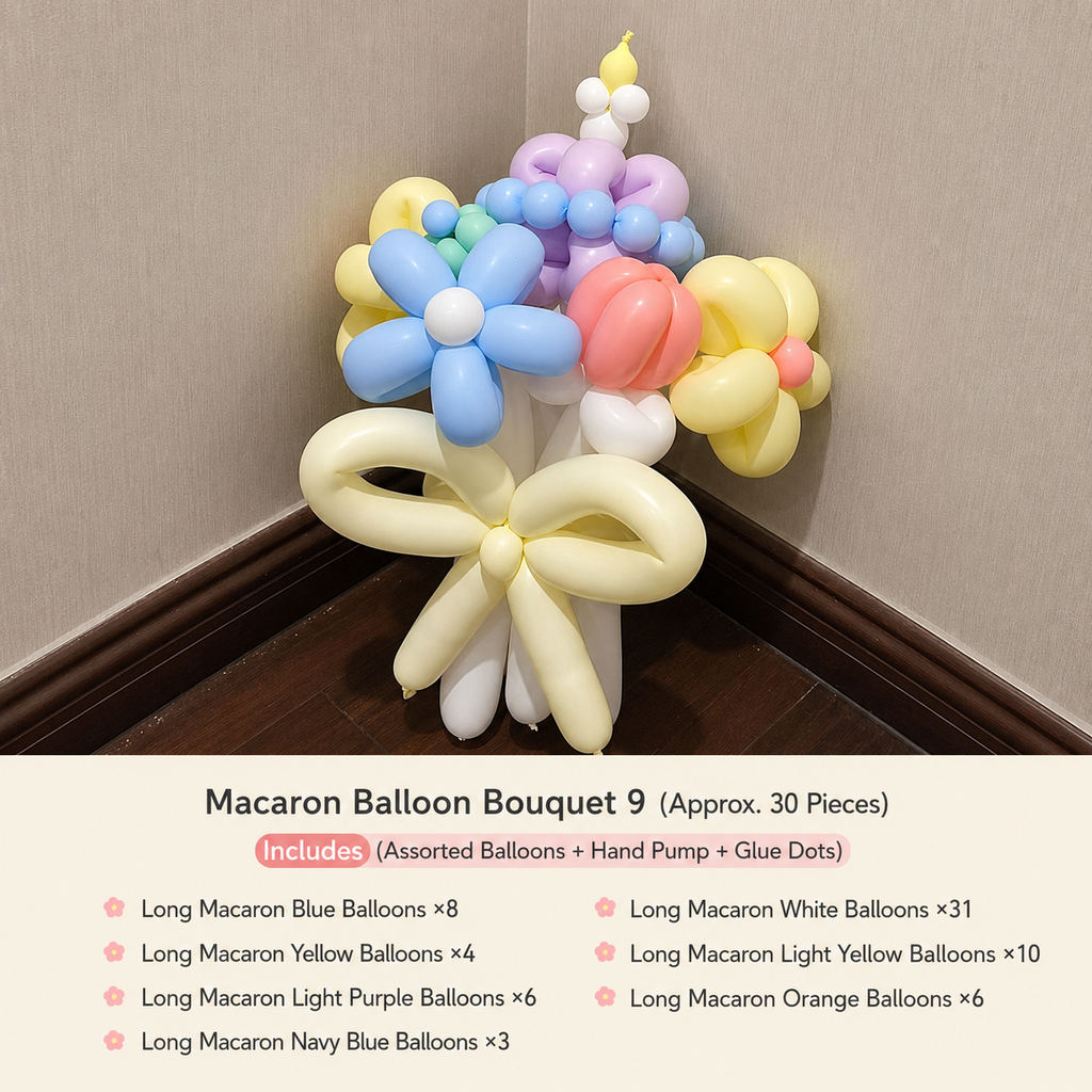 Flowerva Atmospheric Balloon Bouquet Decor