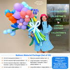 Flowerva Atmospheric Balloon Bouquet Decor