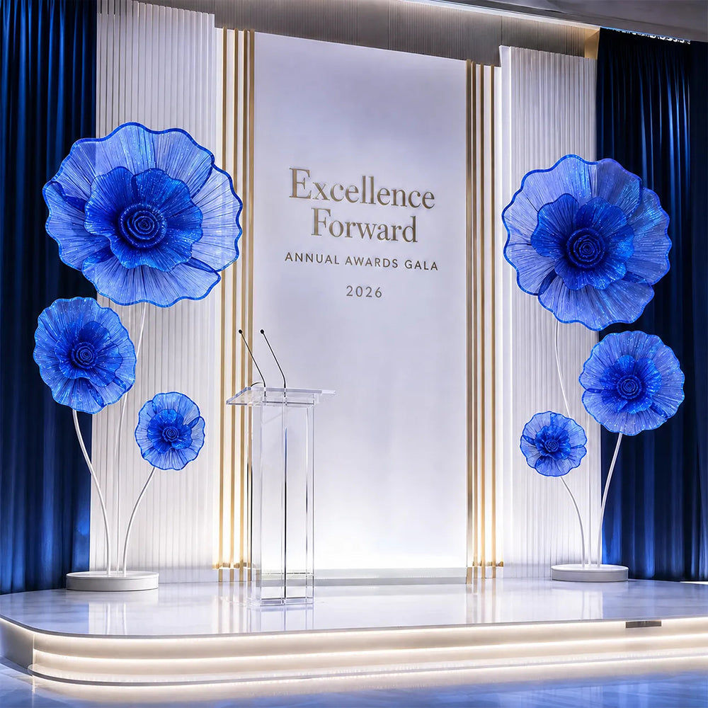 Flowerva Aura Pliegue Colección de Esculturas Decoración Premium