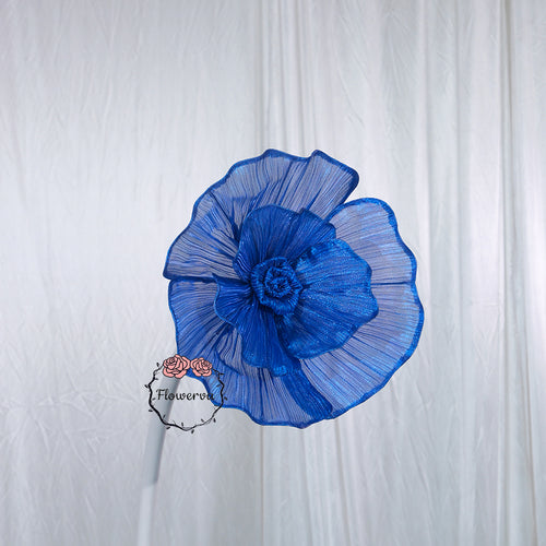Flowerva Blue Enchantress Giant Fabric Flower Wedding Decor
